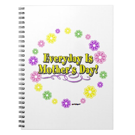 毎日が母の日！ フラワーリング ノートブック (正面)