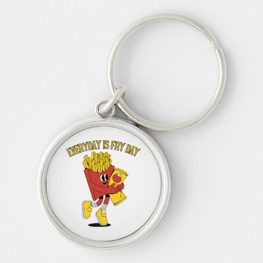 毎日が炒る日 キーホルダー (正面)