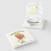 毎日が炒る日 ストーンコースター (横)