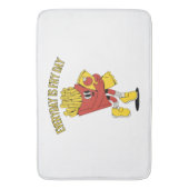 毎日が炒る日 バスマット (正面縦)