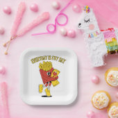 毎日が炒る日 ペーパープレート (パーティー)