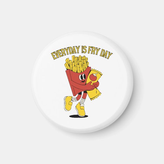 毎日が炒る日 マグネット (正面)