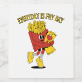 毎日が炒る日 ワインラベル (シングルラベル)