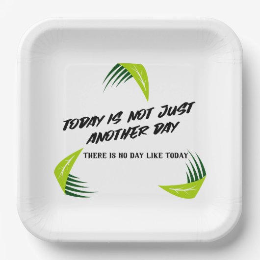 毎日が特別だ！ ペーパープレート (正面)