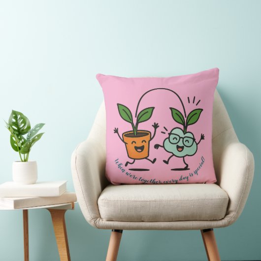 毎日が特別になる かわいい植物のクッション クッション (椅子)