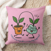 毎日が特別になる かわいい植物のクッション クッション (ブランケット)