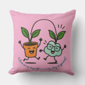 毎日が特別になる かわいい植物のクッション クッション (正面)