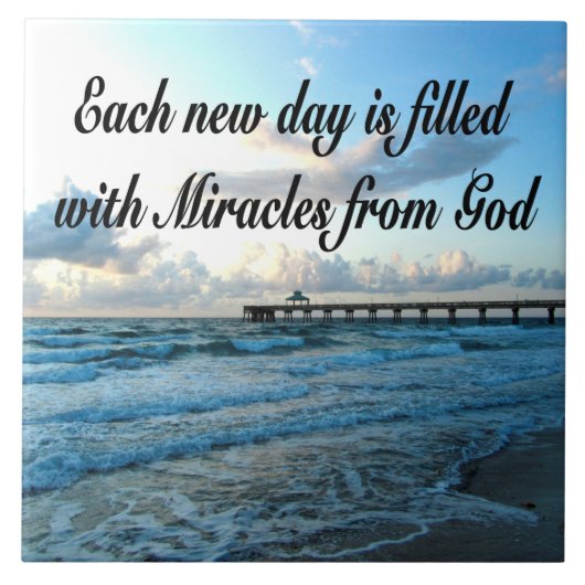 毎日が神の奇跡だ タイル (正面)