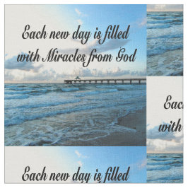 毎日が神の奇跡だ ファブリック