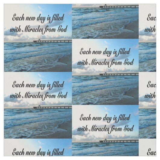 毎日が神の奇跡だ ファブリック (見本)