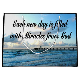 毎日が神の奇跡だ ラージペーパーバッグ