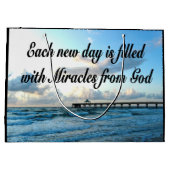 毎日が神の奇跡だ ラージペーパーバッグ (裏面)