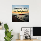 毎日が神の奇跡である ポスター (ホームオフィス)