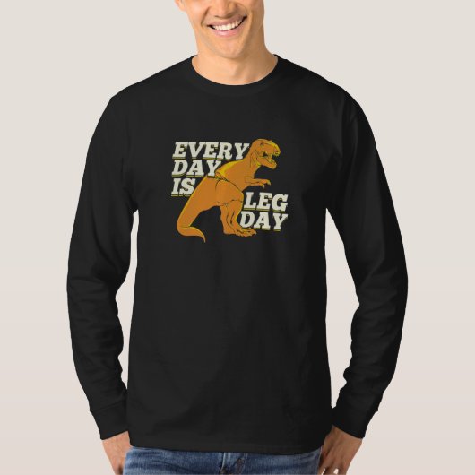 毎日が脚の日である Tシャツ (正面)