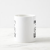 毎日が脚の日 コーヒーマグカップ (中央)