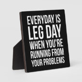 毎日が脚の日 - 楽しいスクワットトレーニング フォトプラーク (正面)