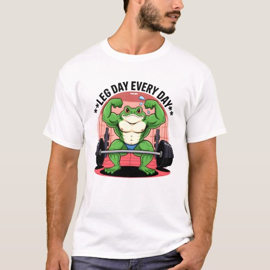 毎日が脚の日 Tシャツ (正面)