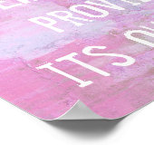 毎日が自分の贈り物を提供感動的し、 ポスター (角)