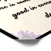 毎日が良くないかもしれないが、何かがある ポスター (角)