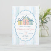 毎日が贈り物 ファーストバースデー グランミレニアル 招待状 (スタンド正面)