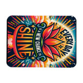 毎日が輝く新しいチャンス マグネット (横)