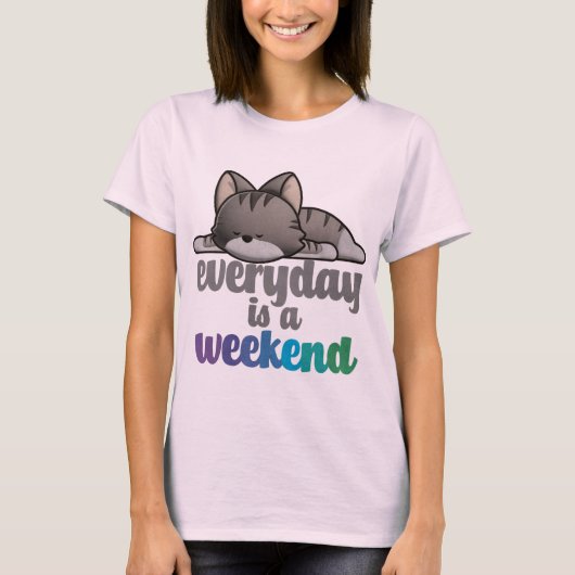 毎日が週末Tシャツ Tシャツ (正面)