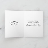 毎日が魔法だ |バレンタインデー カード (内部)