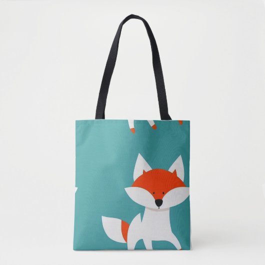 毎日のおもしろい, fox tote トートバッグ (正面)