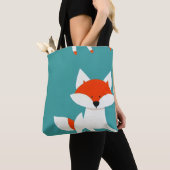 毎日のおもしろい, fox tote トートバッグ (クローズアップ)