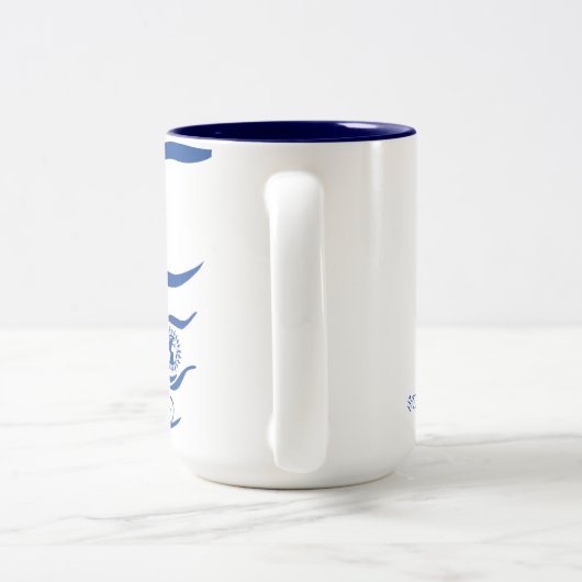 毎日のつながりのスタジオのマグ ツートーンマグカップ (ハンドル)