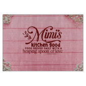 毎日のように愛をもって出されるミミーキッチン カッティングボード (正面)