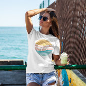 毎日のように昇る太陽レトロ前向き引用文 Tシャツ