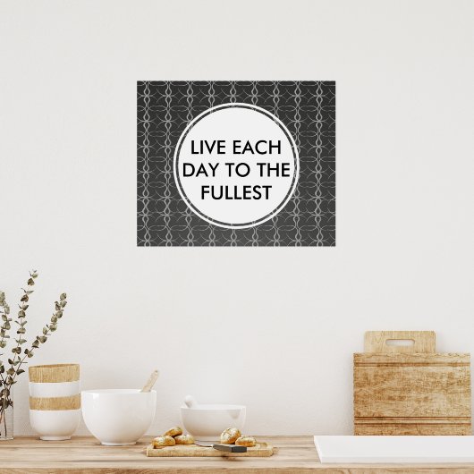 毎日のように真っ黒なポスターを生きる ポスター (キッチン)