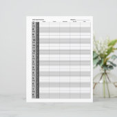 毎日のアポイントメントスケジュール |グレー (スタンド正面)