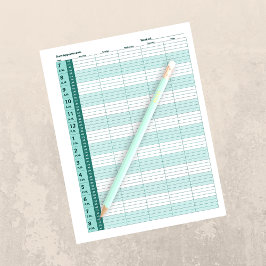 毎日のアポイントメントスケジュール |ミントグリーン