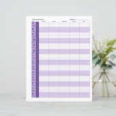 毎日のアポイントメントスケジュール |紫 (スタンド正面)