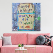 毎日のアラーム キャンバスプリント (インサイチュ (リビング))