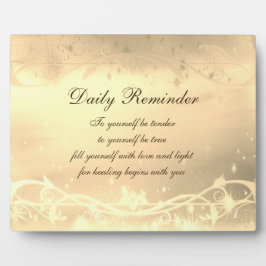 毎日のアラーム フォトプラーク