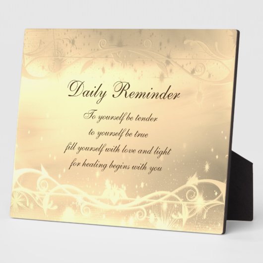 毎日のアラーム フォトプラーク (側面)