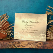 毎日のアラーム フォトプラーク (側面)