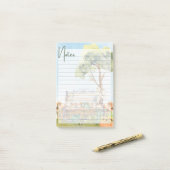 毎日のウィムジー – 注図解入りの、写真付きの記 ポストイット (デスク上)