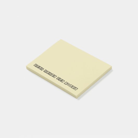 毎日のカウントを作成する感動的タイポグラフィ ポストイット (アングル)