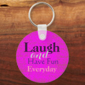 毎日のキーチェーンでおもしろいを笑う キーホルダー (正面)
