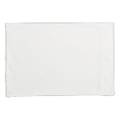 毎日のコンフォート用のオフホワイトのピローケース 枕カバー (正面右)