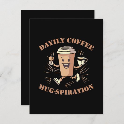毎日のコーヒー発汗 エンクロージャーカード (正面/裏面)