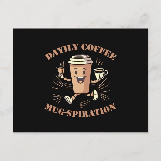 毎日のコーヒー発汗 エンクロージャーカード (裏面)