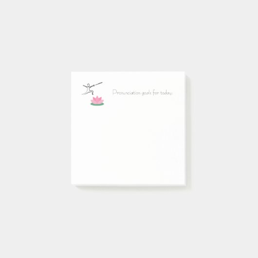 毎日のゴールポストイットノート – Lotus & Mage Master ポストイット (正面)