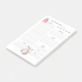 毎日のゴール，計画，調理師のための食事/ Baker ポストイット (アングル)
