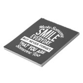 毎日のスマイルにする ノートパッド (回転)