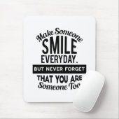 毎日のスマイルにする マウスパッド (マウス)